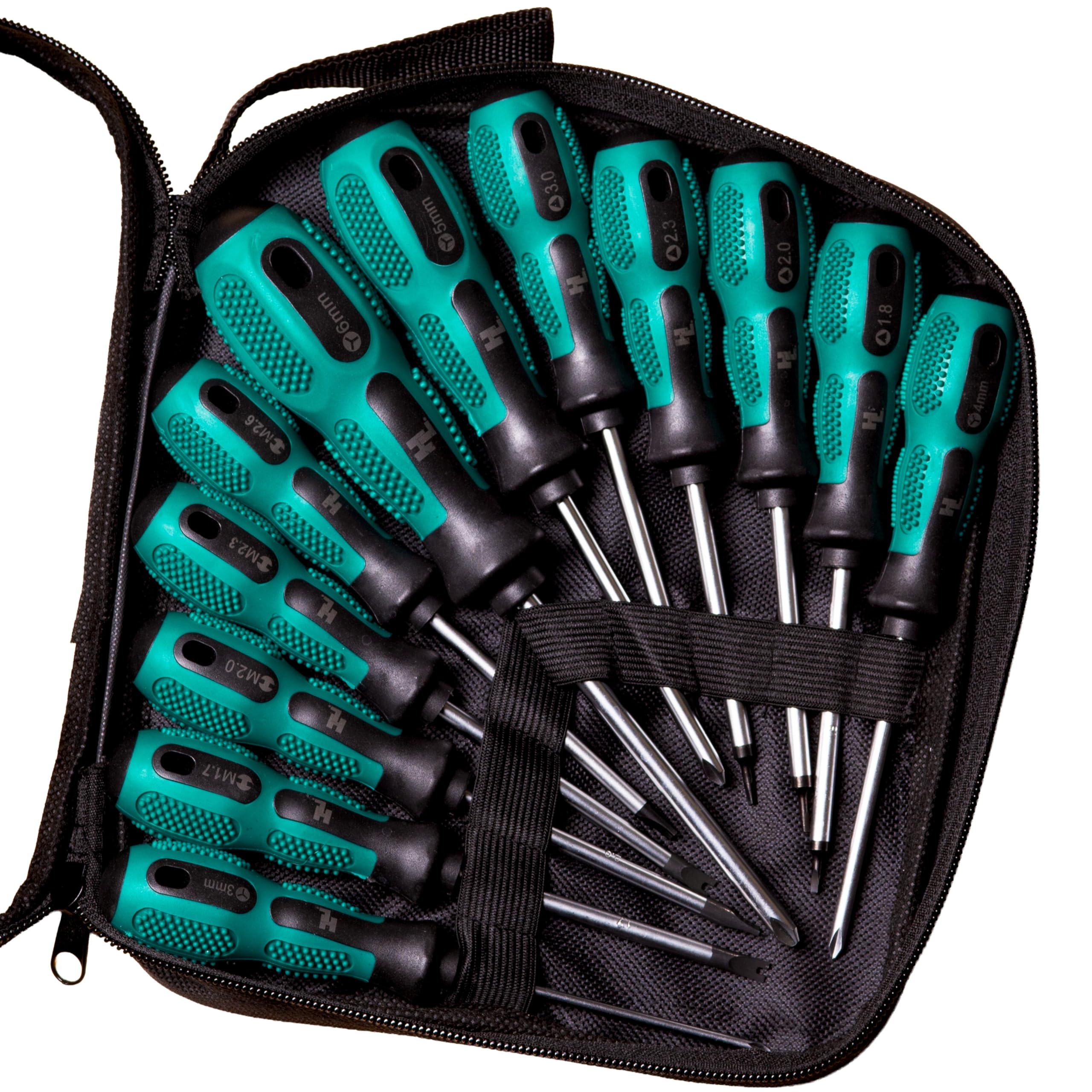 12pc Security Screwdriver Set Y U Triangle Tips Repair Tool Kit Green Precision