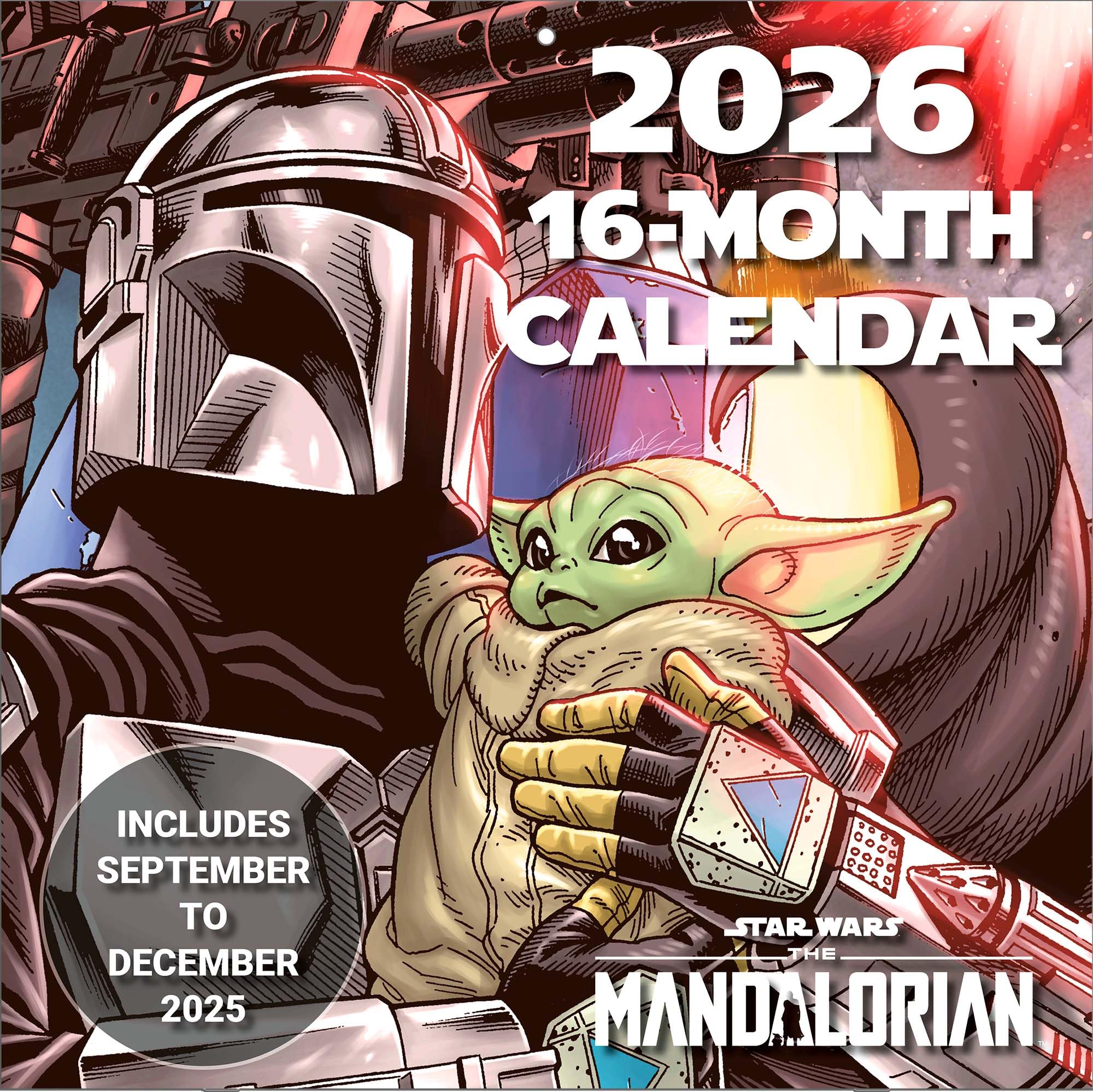 The Mandalorian 2026 Square Calendar