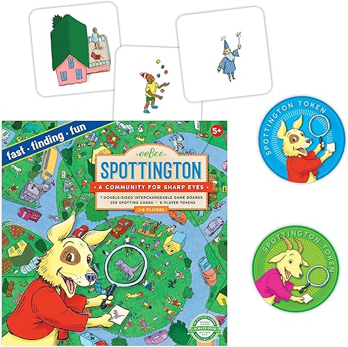 Miniatura 2 de eeBoo: Spottington - Juego de mesa, desarrolla habilidades de observación, enfoque y velocidad, rápido, búsqueda y diversión, para 1 a 6 jugadores,