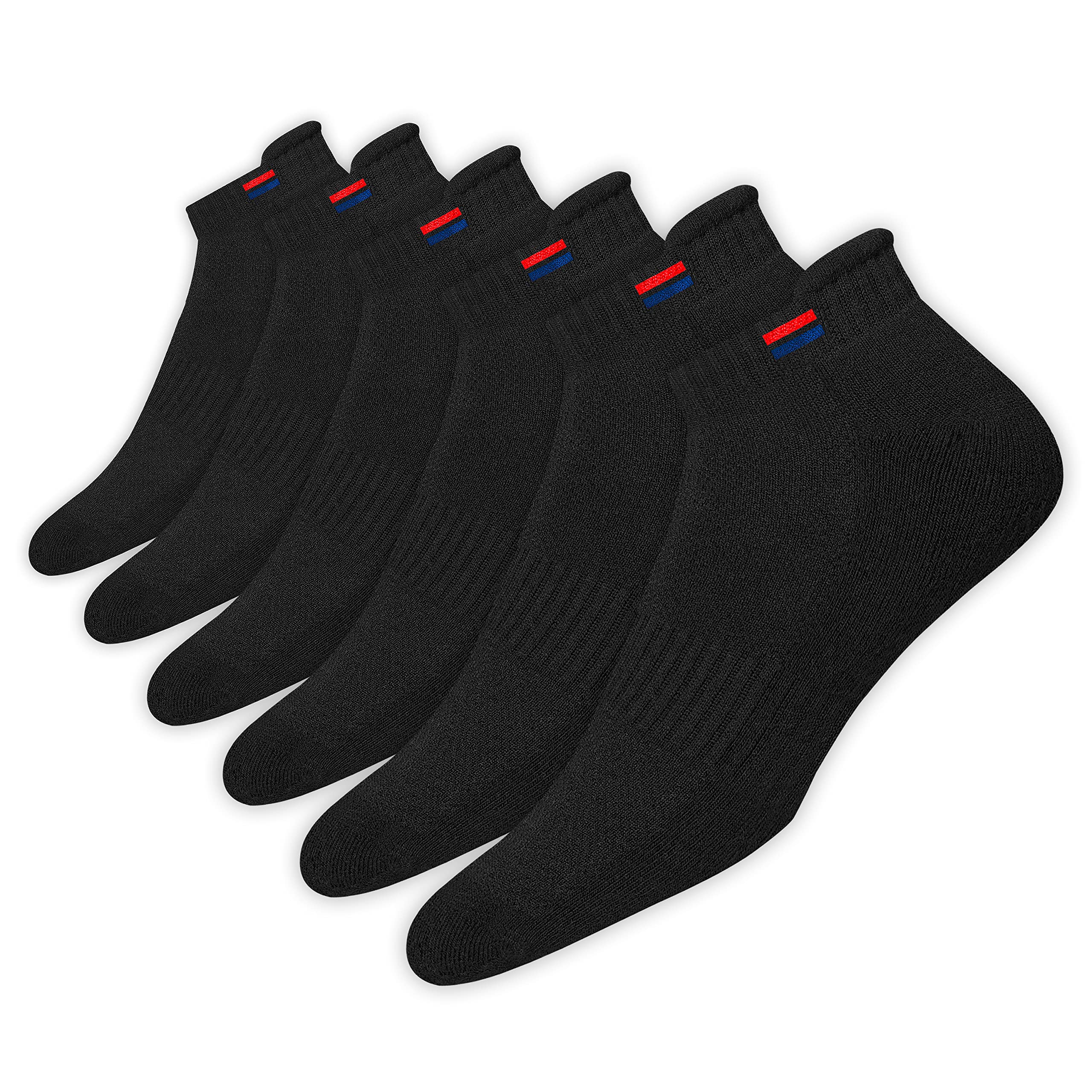 NAVYSPORT 6 Pares Calcetines Tobilleros Deporte Hombre Mujer Calcetines Algodón Running Ciclismo CrossFit