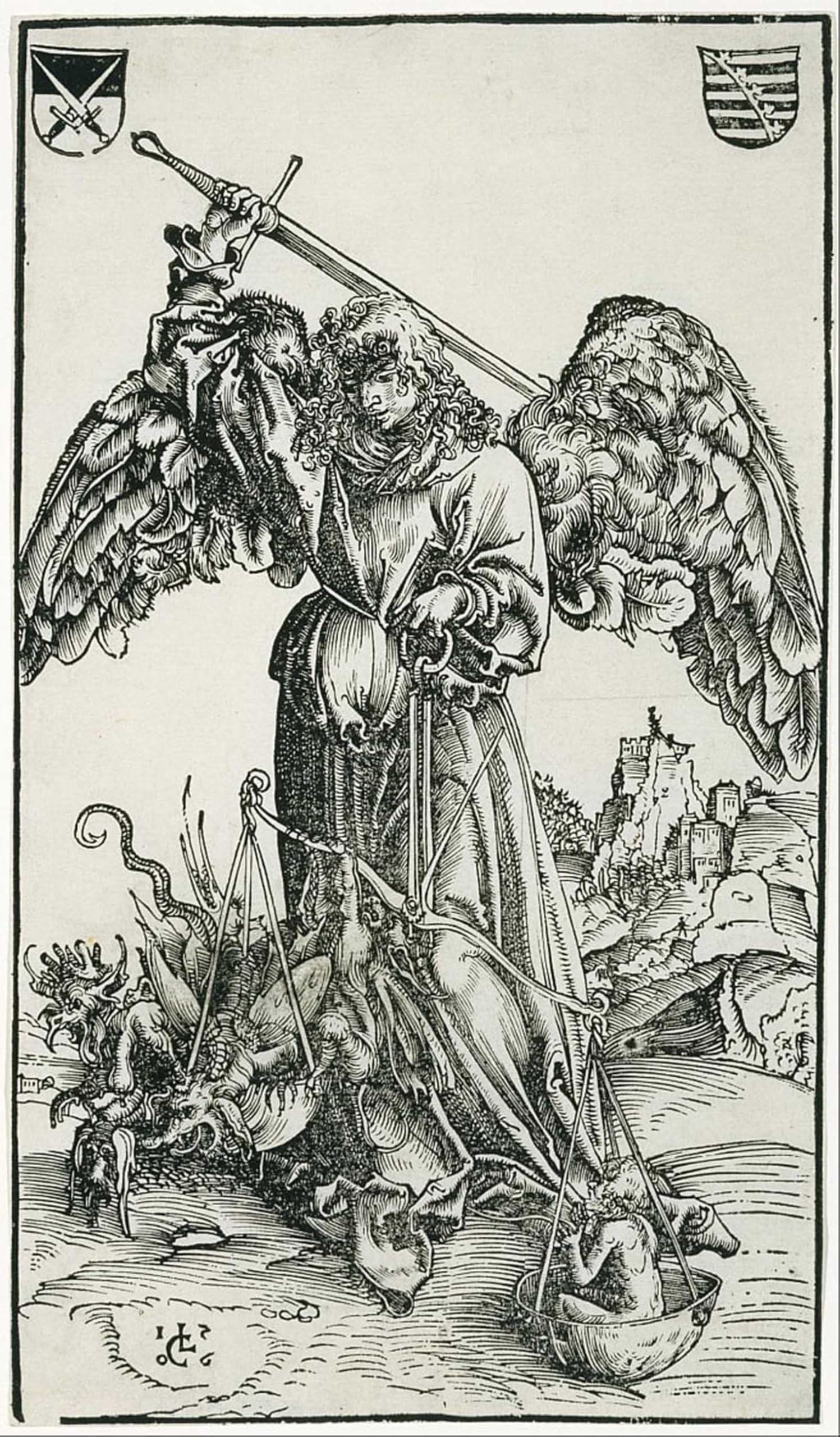 Poster décapitation Jean-Baptiste Cranach pour grand mur vide - 5