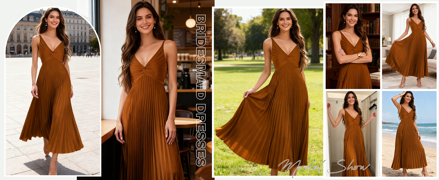 amazon burnt orange dress Azazie Sonata Ready to Ship Burnt Orange Stretch Satin Bridesmaid Dresses