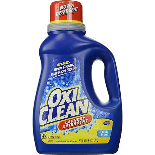OxiClean, High Def Sparkling Liquid Laundry Detergent oz., Fresh, 60 Fl Oz