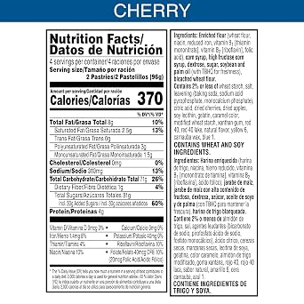 Pop-Tarts Toaster Pastries, Breakfast Foods, Kids Snacks, Frosted Cherry, 13.5oz Box (8 Pop-Tarts)