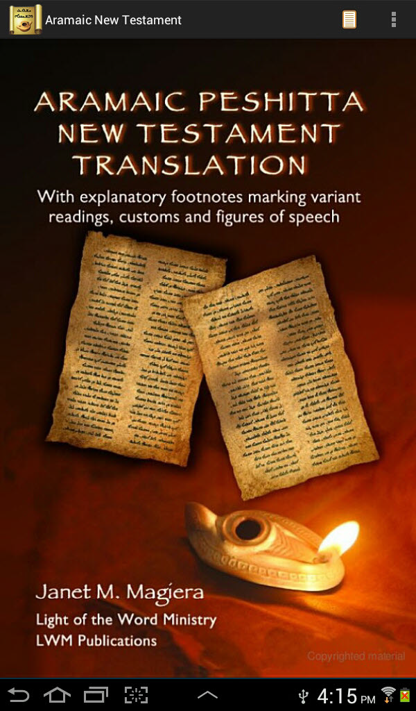 Aramaic New Testament - App on Amazon Appstore