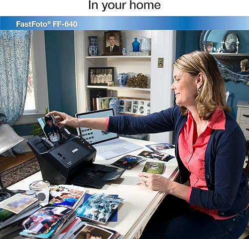 Miniatura 5 de Epson FastFoto FF-640Sistema de escaneo de fotos de alta velocidad con autoalimentación de fotos