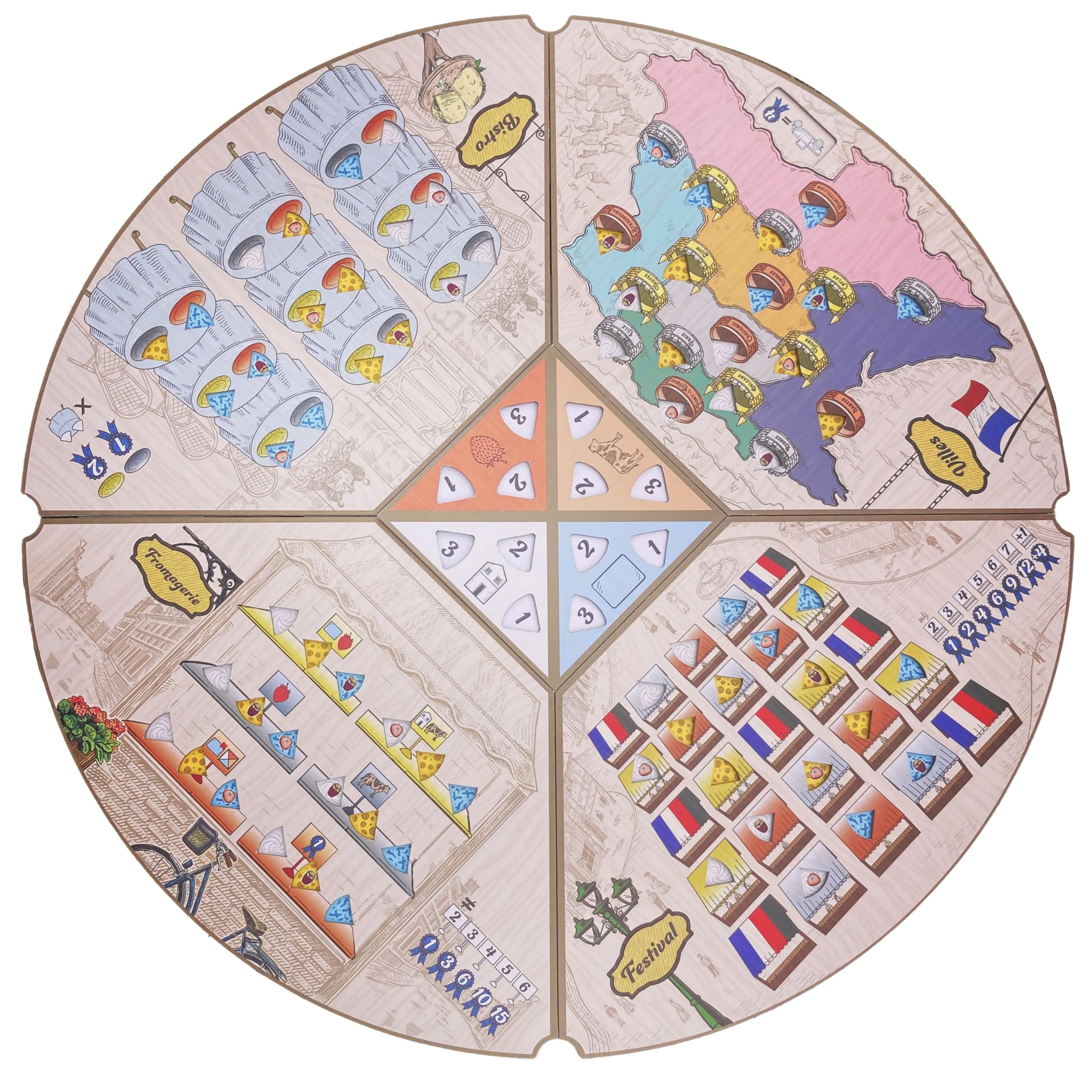 Road To Infamy Games Fromage Board Game, 4 Players, Ages 14+, Multicolor, 29.6 x 8.6 x 2.86 cm - Image 3