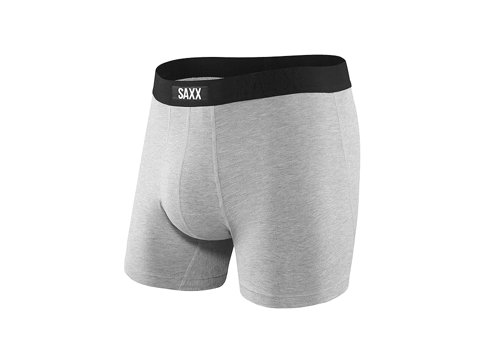 

SAXX UNDERWEAR Undercover Boxer Brief (Grey Heather) Men's Underwear, Gray