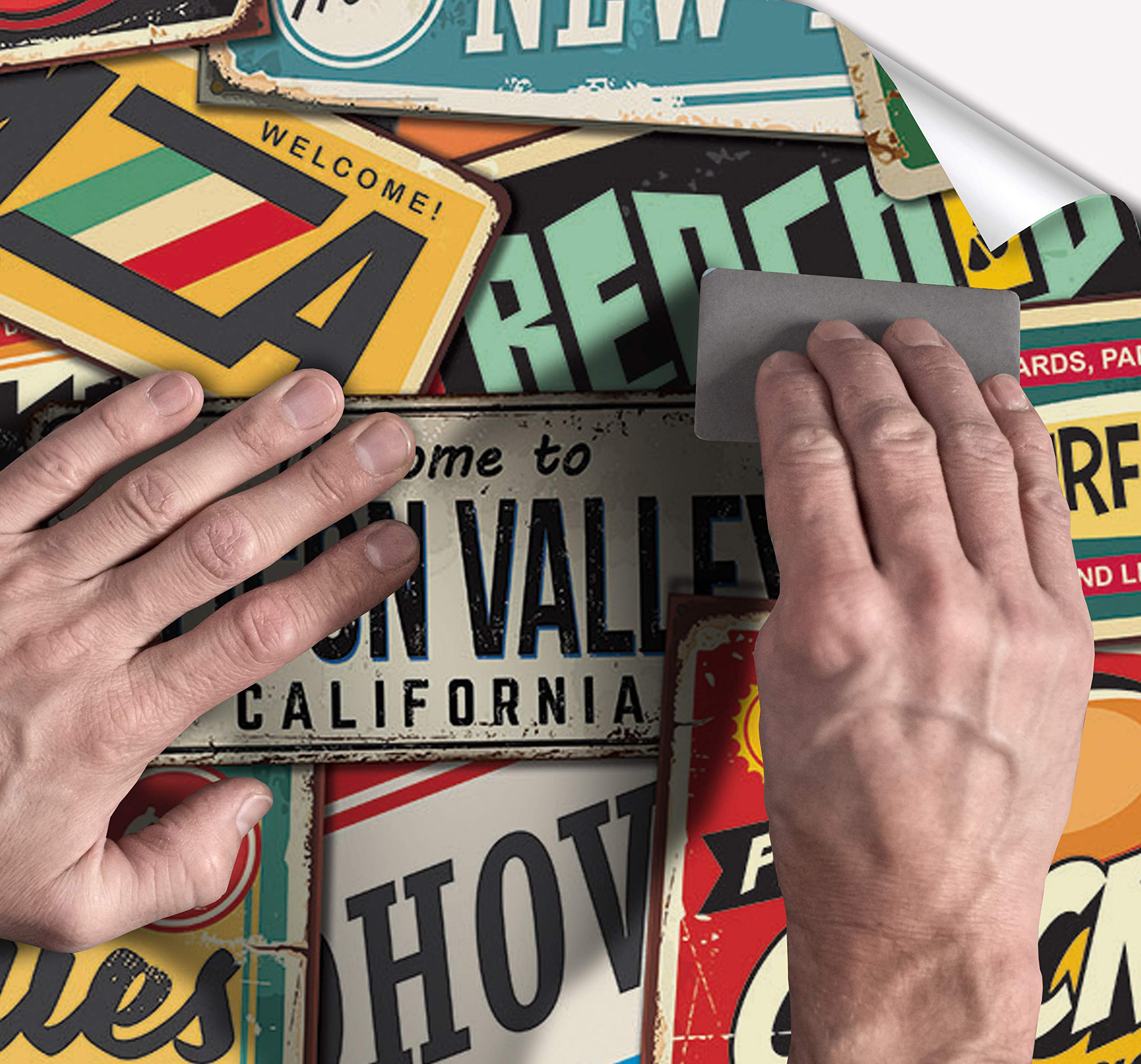 Autocollants Muraux En Vinyle Pour Réfrigérateur - Grande