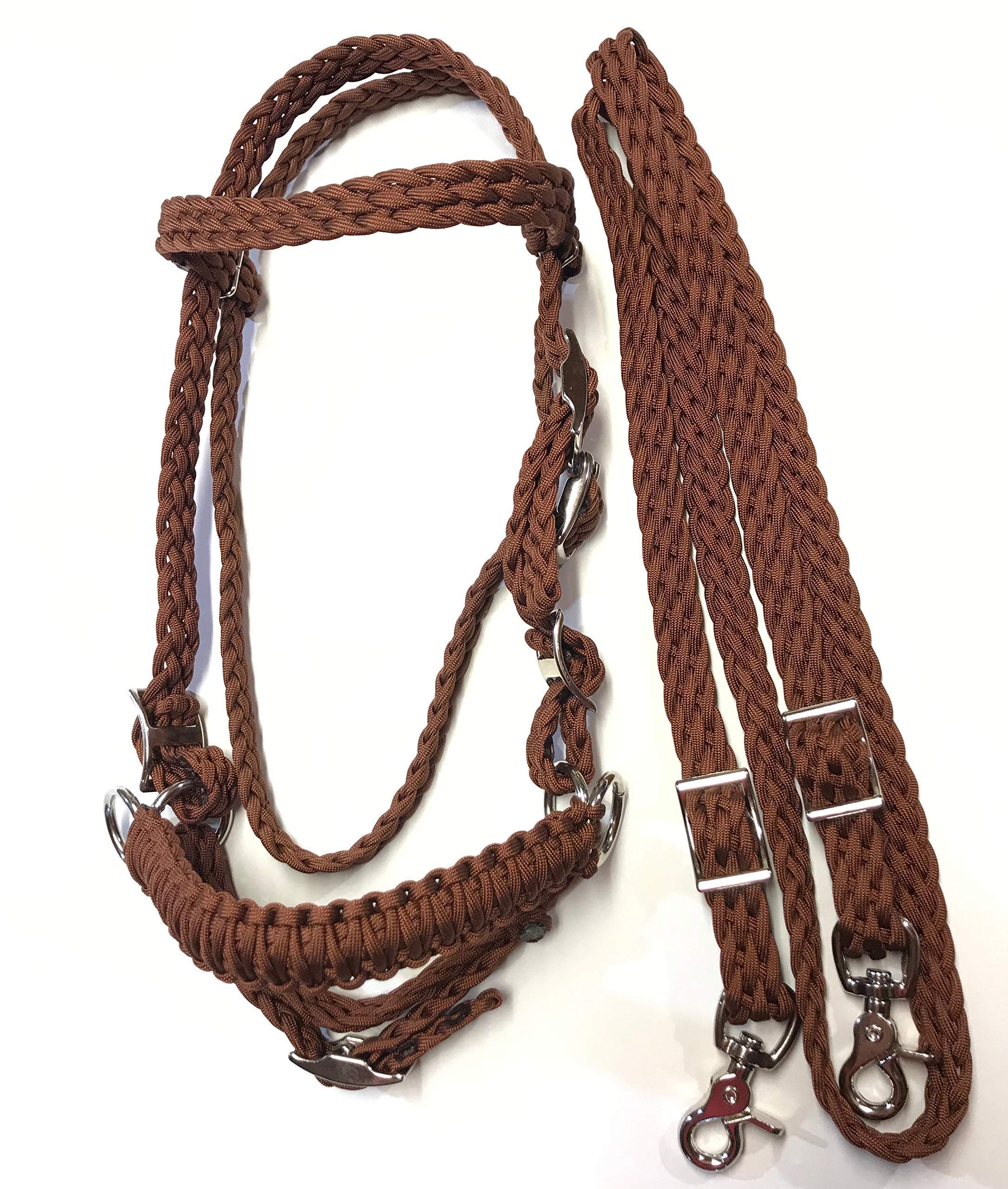 Amazon.com: pony bitless bridle pony tack Brown side pull