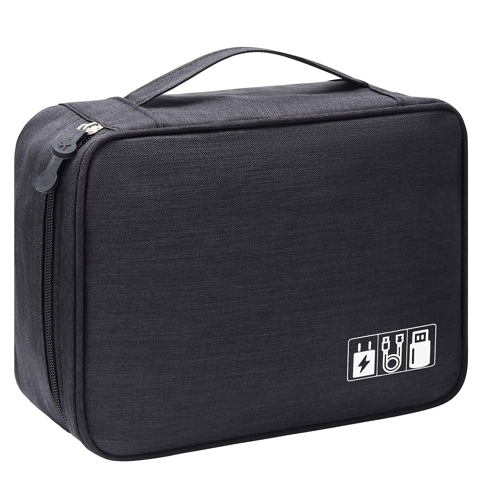 VOCUS Waterproof Electronics Accessories Cable Organizer Bag Cable Organizer Bag for USB SD Card Phone Charger (B091C9Y61X) Amazon Price History, Amazon Price Tracker