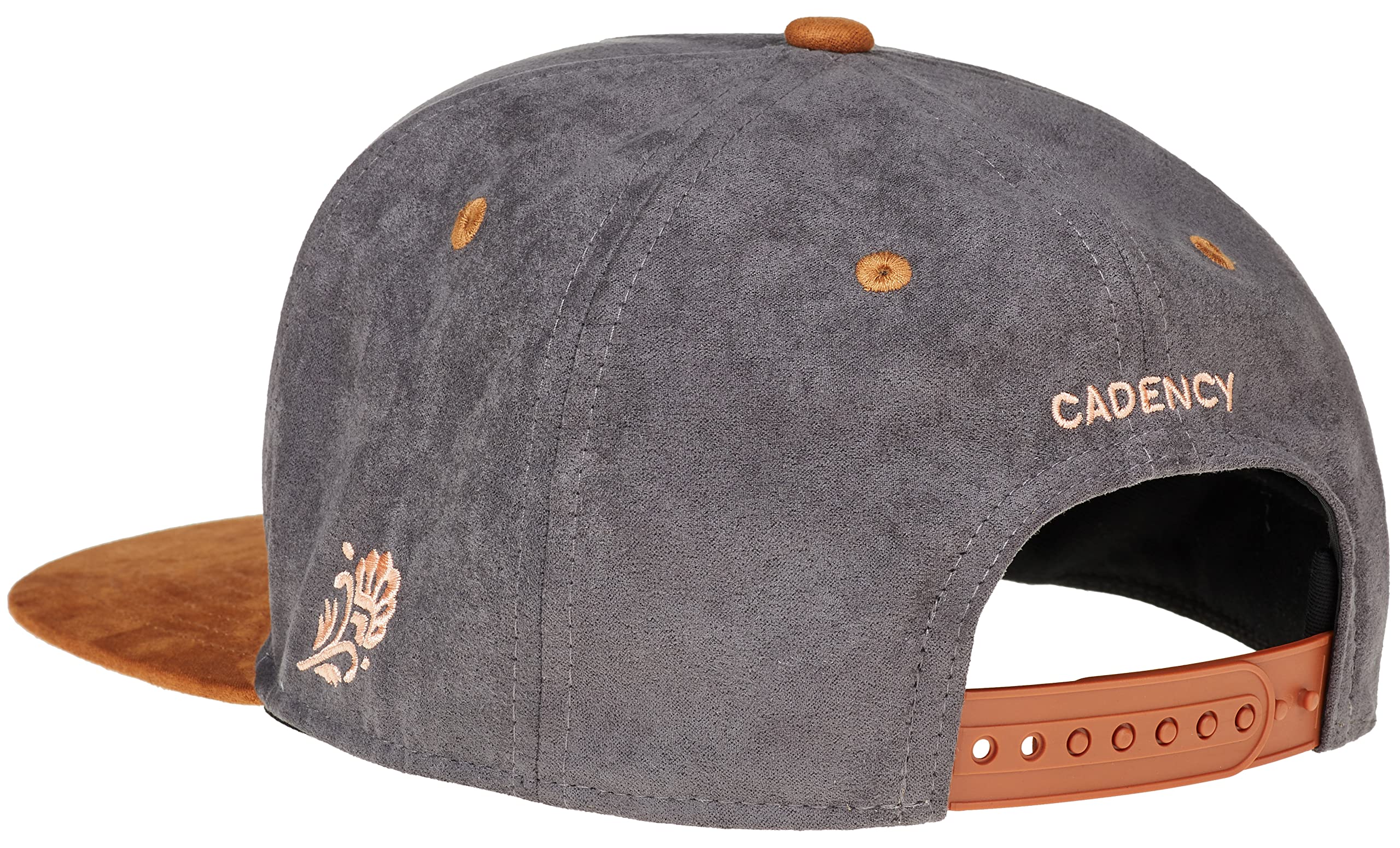 Cadency® Gorra Snapback Paisley, Gris, Unisex, Talla Ajustable, gris