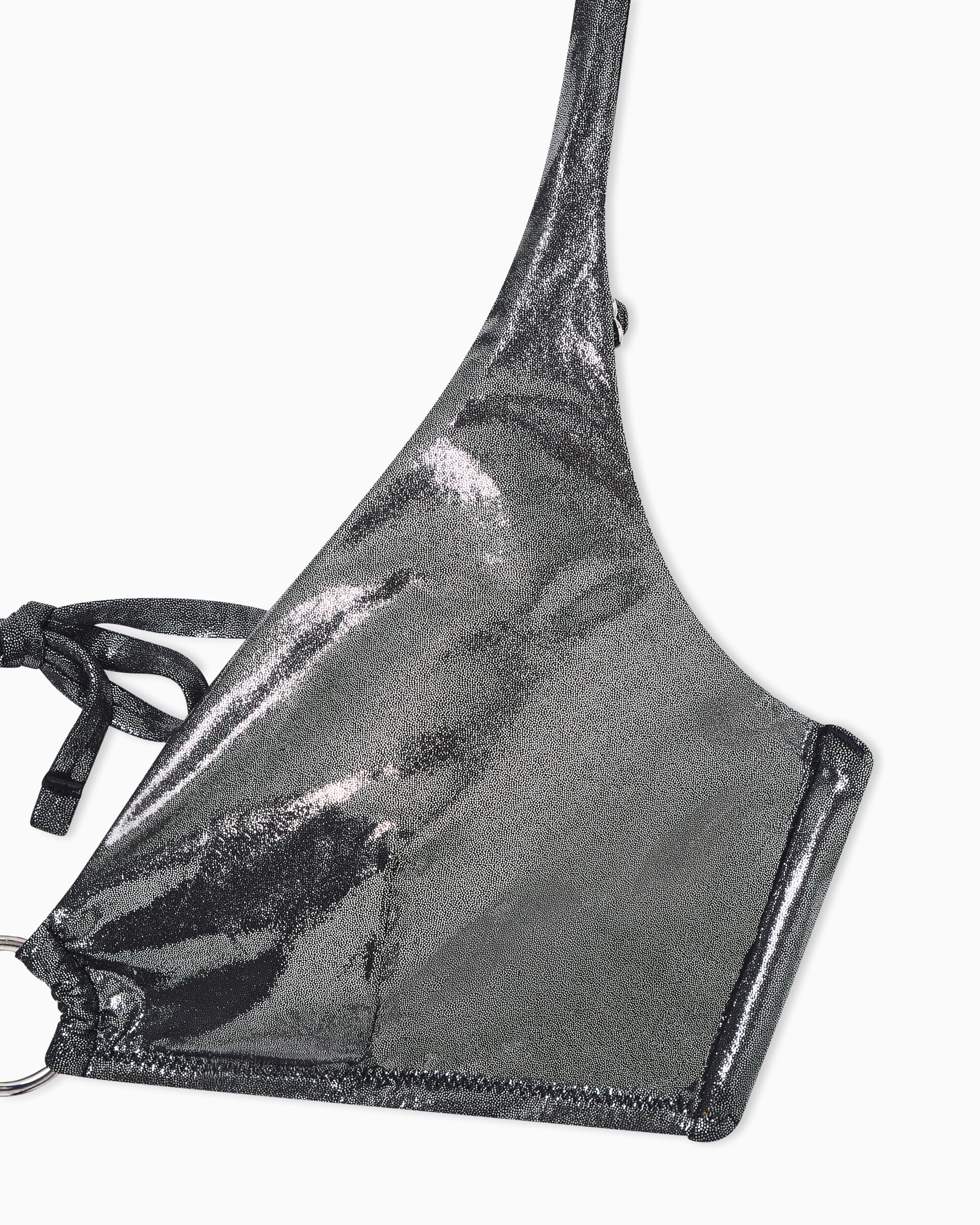 Emporio Armani Triangle+Brazilian Bikini Set di Bikini Donna