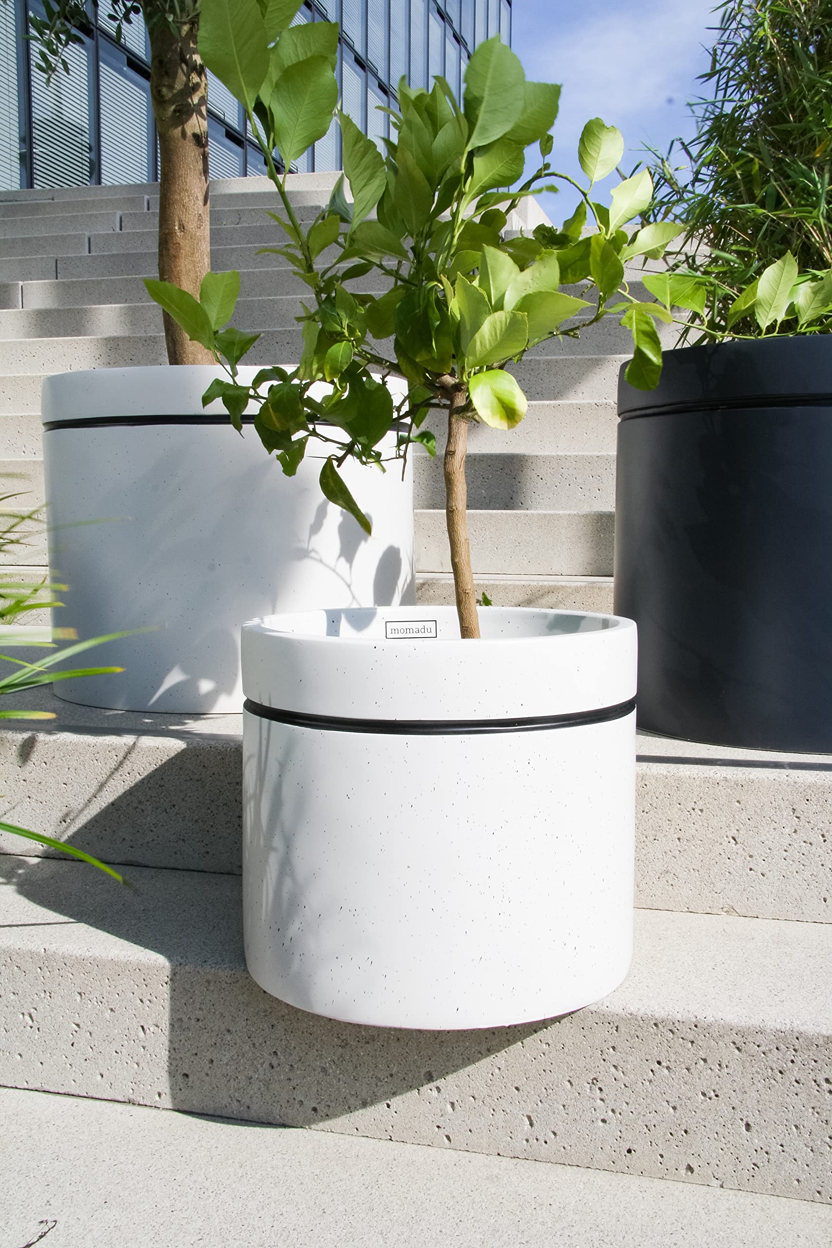 terracotta pflanztpfe gnstig kaufen Terrakotta Topf quadratisch 25,8x25,8x24cm  frostfest & handgefertigt