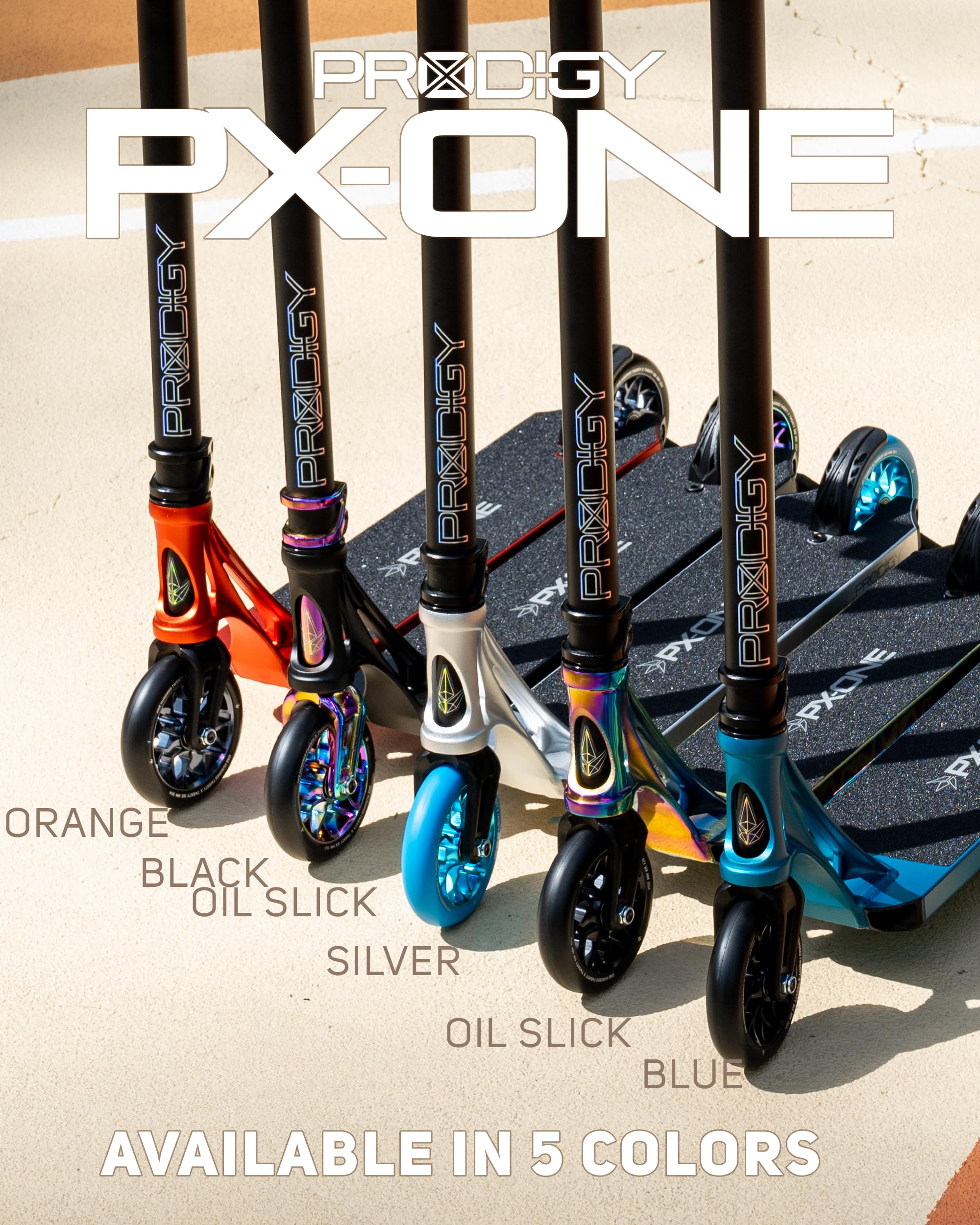 Envy Scooters Prodigy X Pro Trottinette haute performance fabriquée à partir de pièces de niveau professionnel - Trottinette freestyle parfaite pour tous les niveaux de compétence