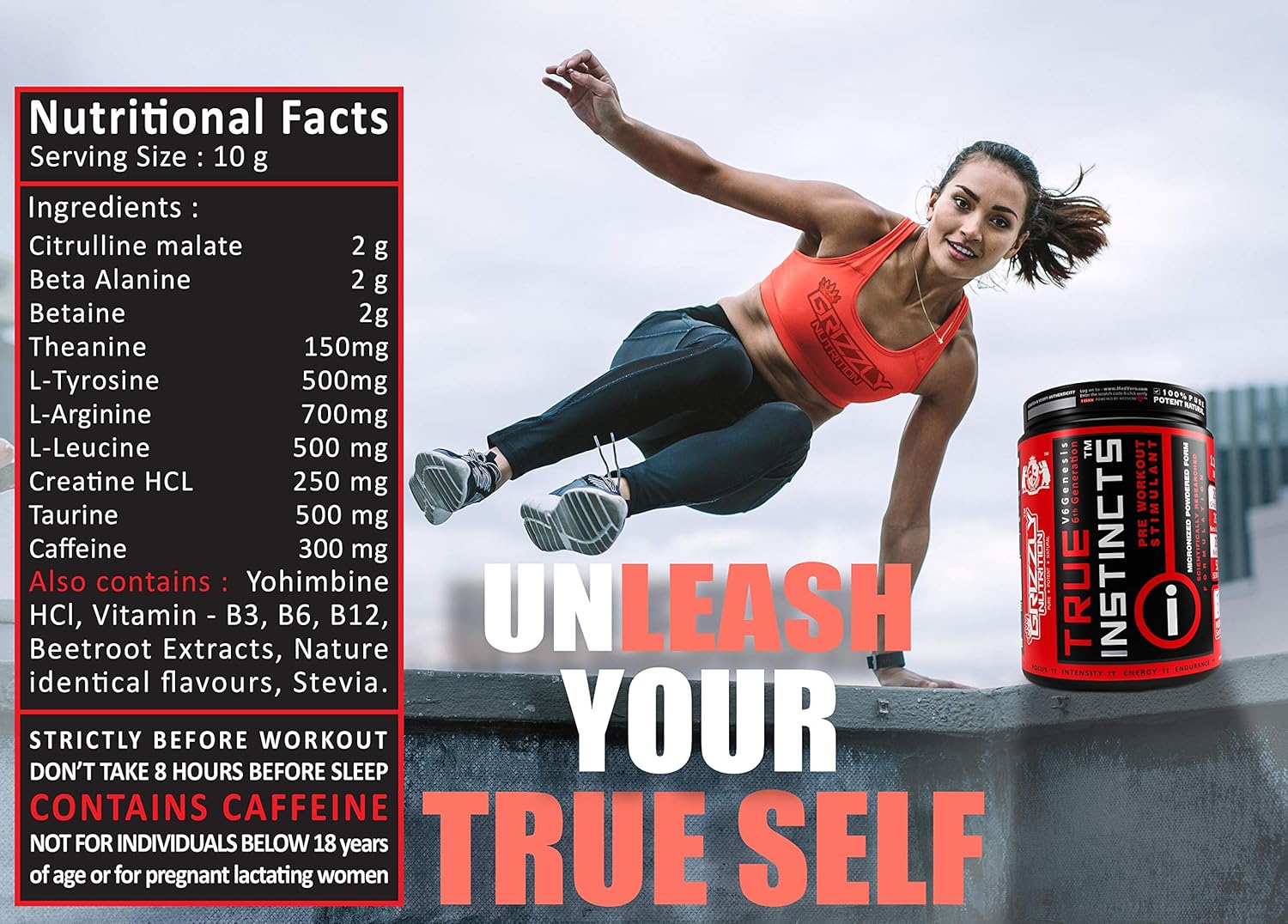 Grizzly Nutrition True Instincts Pre Workout V6 Genesis 6th Generation 300gram Upto 60 Servings Citrulline Beta Alanine Theanine 13 Performance Boosters Watermelon Tequila Flavour Amazon In Health Personal Care Grizzly Nutrition True Instincts Pre Workout V6 Genesis 6th Generation 300gram Upto 60 Servings Citrulline Beta Alanine Theanine 13 Performance Boosters Watermelon Tequila Flavour Amazon In Health Personal Care