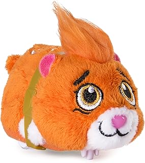 Zhu Zhu Pets - Mr. Squiggles, Furry 4” Hamster Toy with Sound and Movement