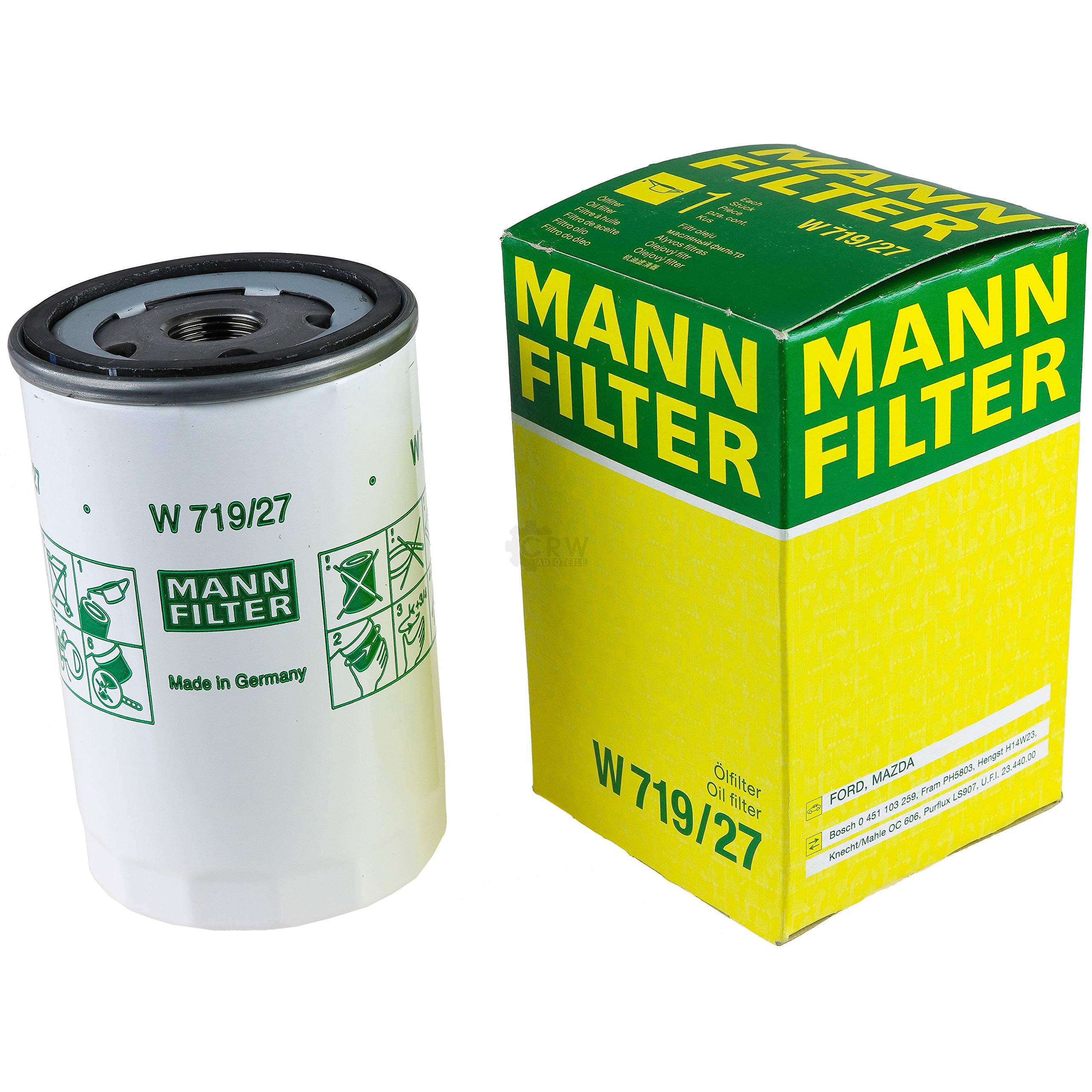 MANN-FILTER - Set di ispezione, filtro del carburante, filtro dell'olio, filtro dell'aria