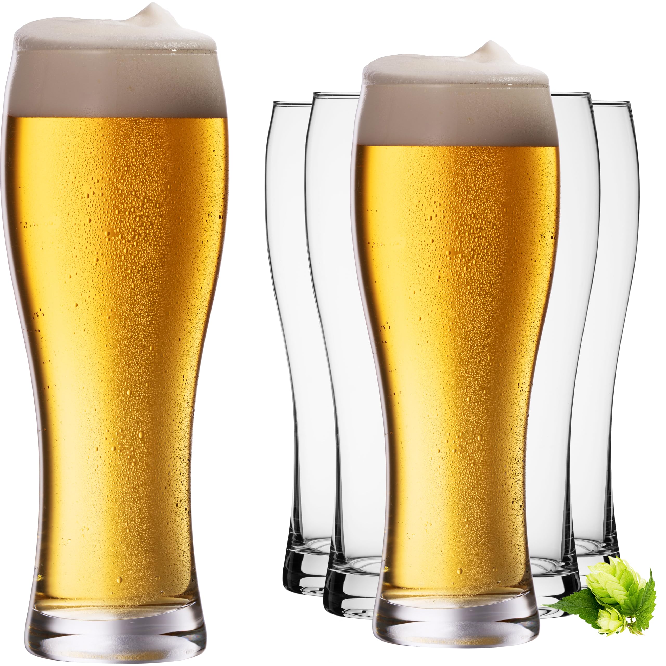 Imperial Pint Set Da 6 Bicchieri Da Birra In Vetro Crystalline – 500ml (Max 700ml) – Lavabili In Lavastoviglie, Perfetti Per Pub E Feste - 5