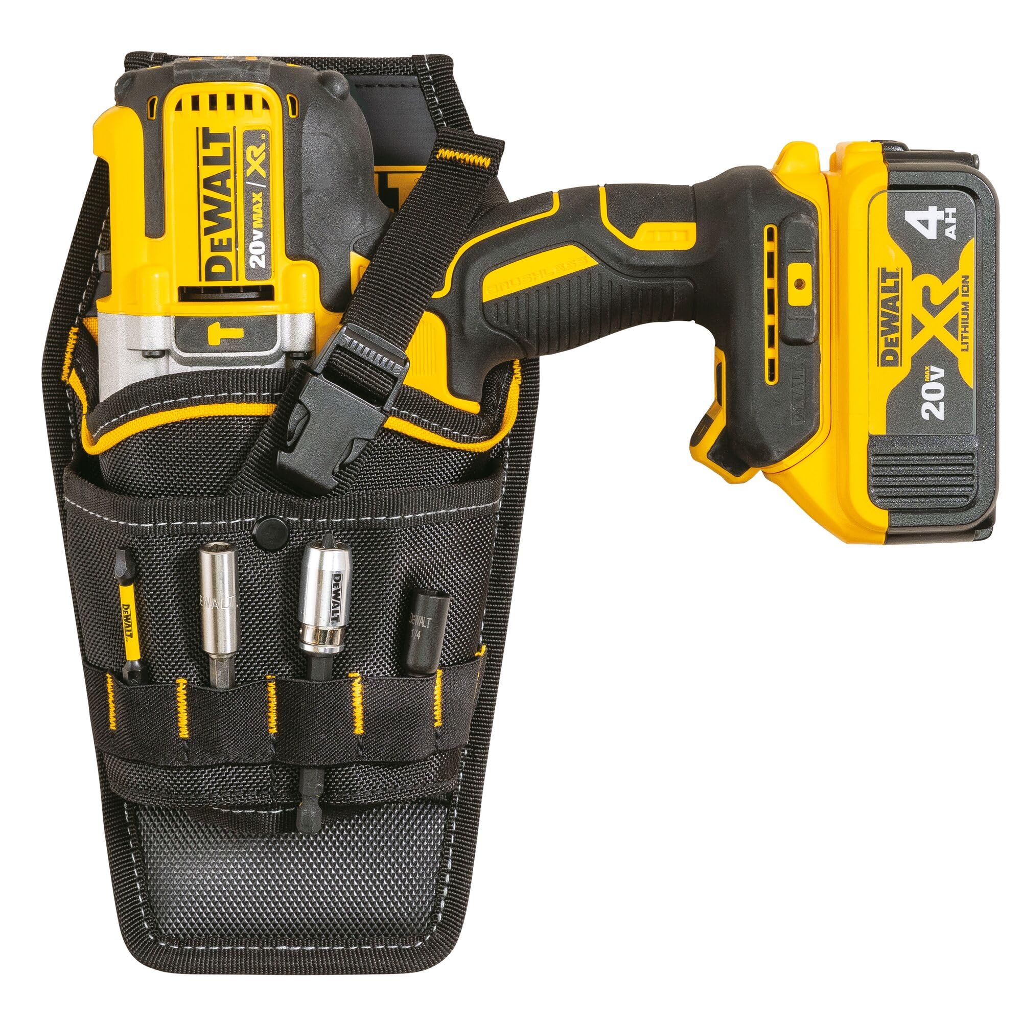 DEWALT Fondina per trapano per cintura utensile, durevole, facile accesso utensile (DWST540502)