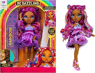 Rainbow High Be Dazzling Fashion Dolls-Noemie Violette (パープル) Bedazzlerツールとスパークルジェム付き