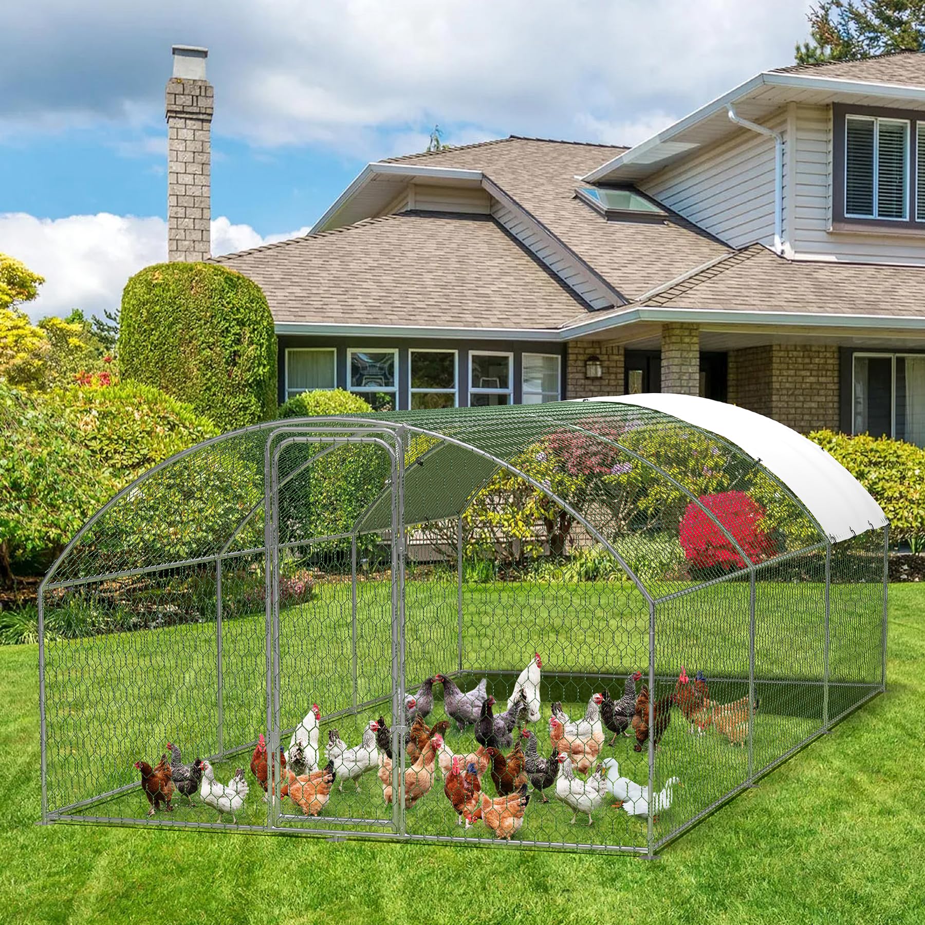 Photo 1 of GarveeLife Large Metal Chicken Coop