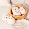 Emotional Support Dumplings by Relatable, Peluches Abrazables y Juguetes, Juguetes Suaves y Peluches, Ideas de Regalo para Seres Queridos de Todas las Edades, Incluye 5 Peluches con Canasta 2