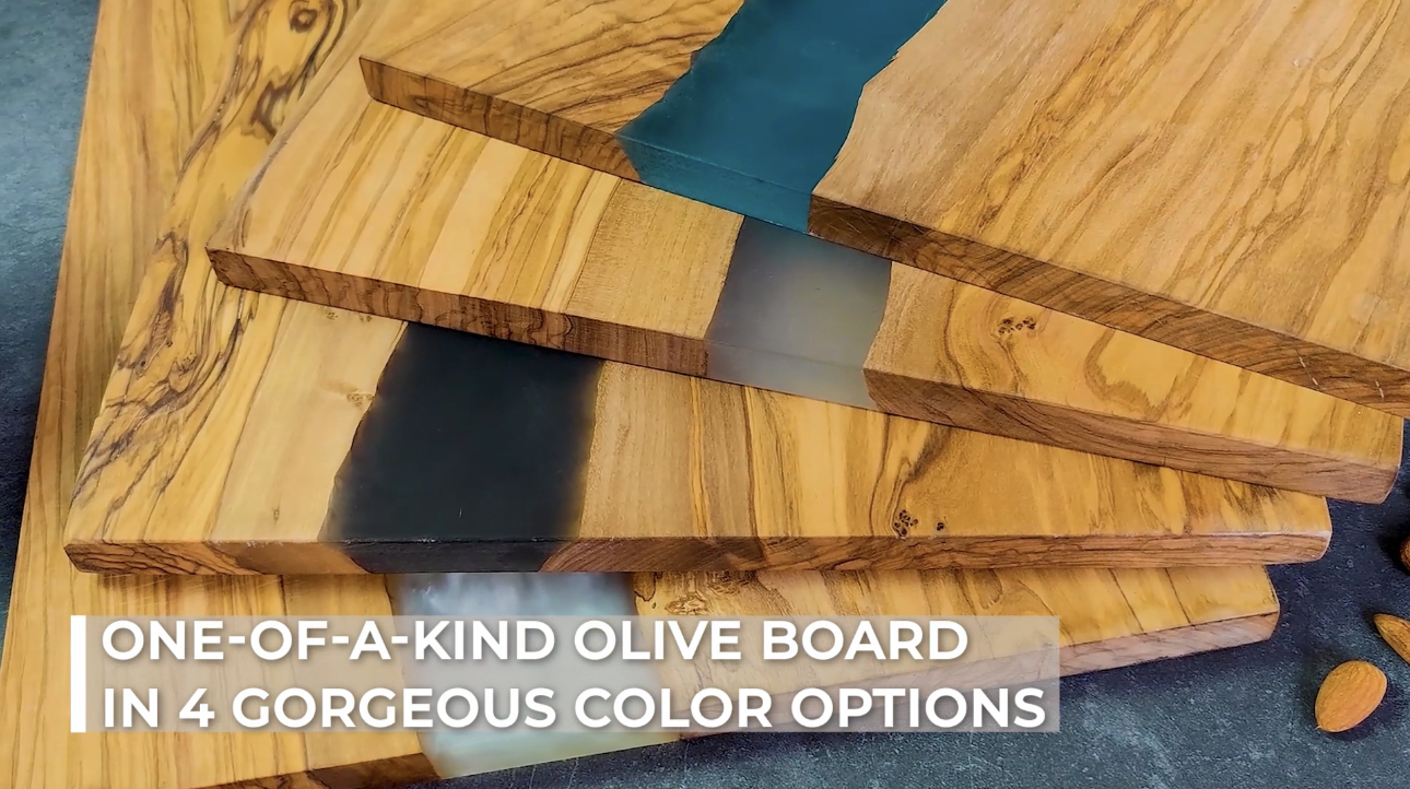 Tabla para Queso y Charcutería de Madera de Olivo Italiana miniatura 7