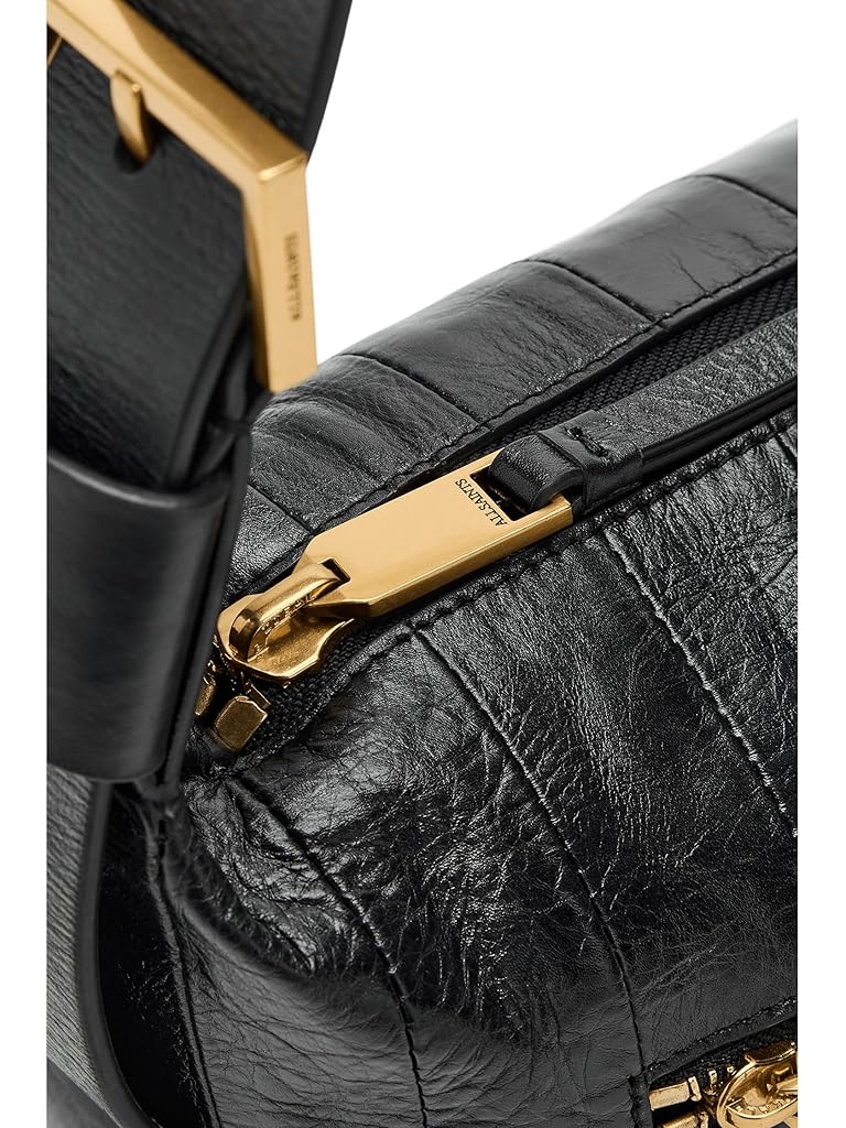 Black AllSaints Vega Panel Min Shoulder