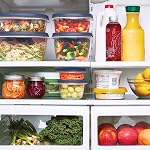 Rubbermaid EasyFindLids Contenants de stockage d'aliments en Insignia Bleu spécial, 42 Pièce