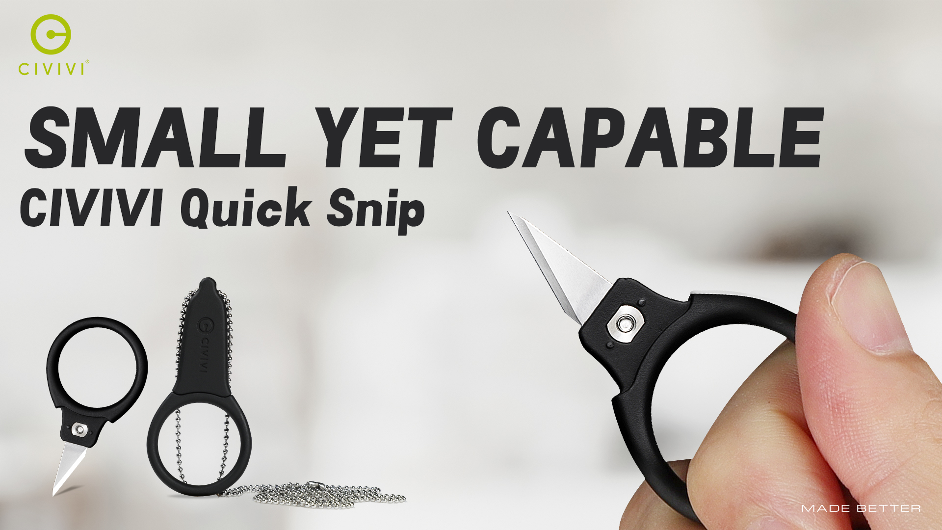 CIVIVI Box Cutter, Mini Neck Knife for Men Women EDC, Quick