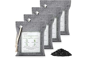 CLEVAST Bamboo Charcoal Air Purifying Bags for Natural Car Air Freshener