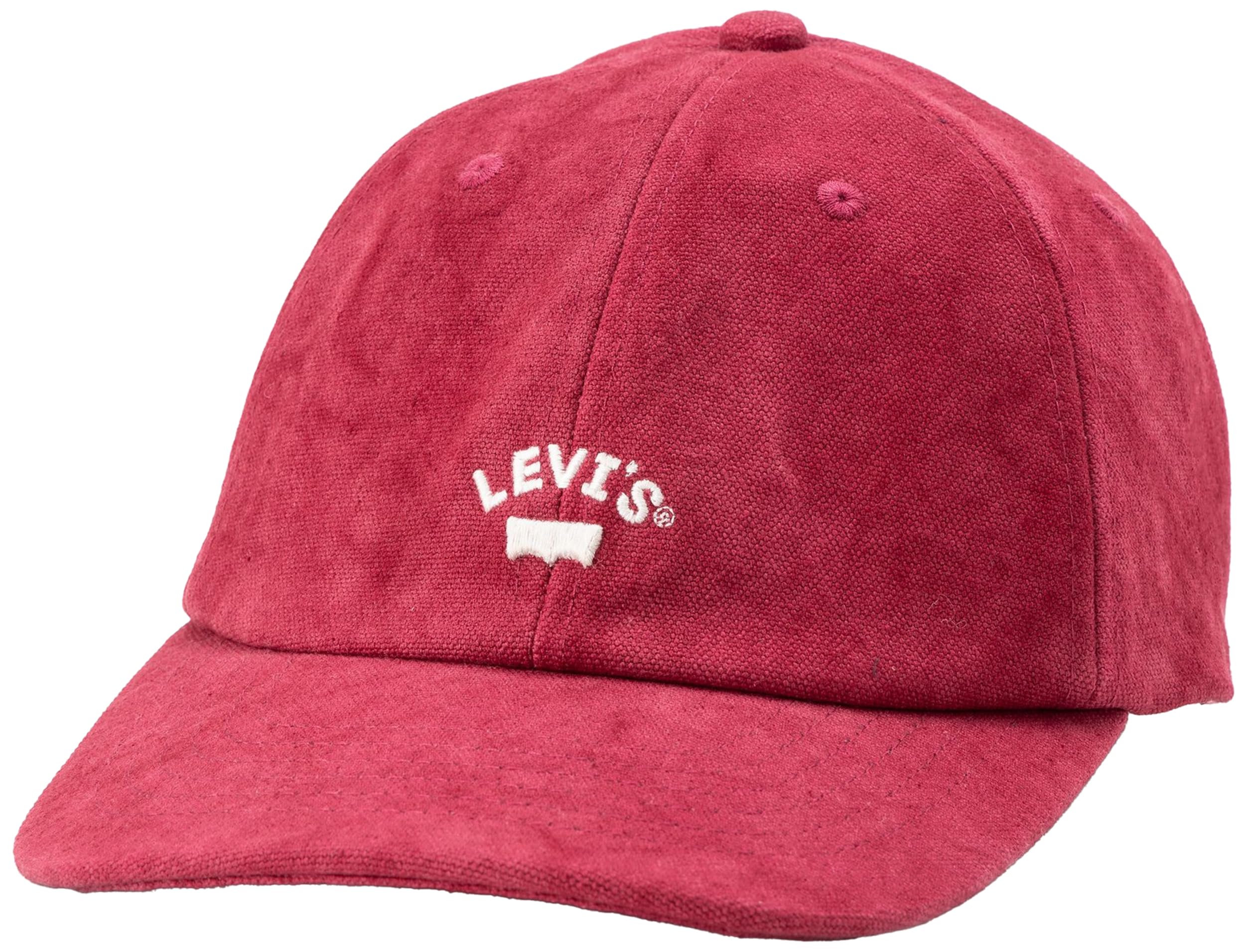 Levi's Women's Lazy Girl Logo Cap Cap, Medium RED, UN