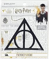 Vista 9 de Simplicity Parche termoadhesivo para gafas y cicatrices de Harry Potter para ropa, chaquetas y mochilas, 2.875 pulgadas de ancho x 1.125 pulgadas