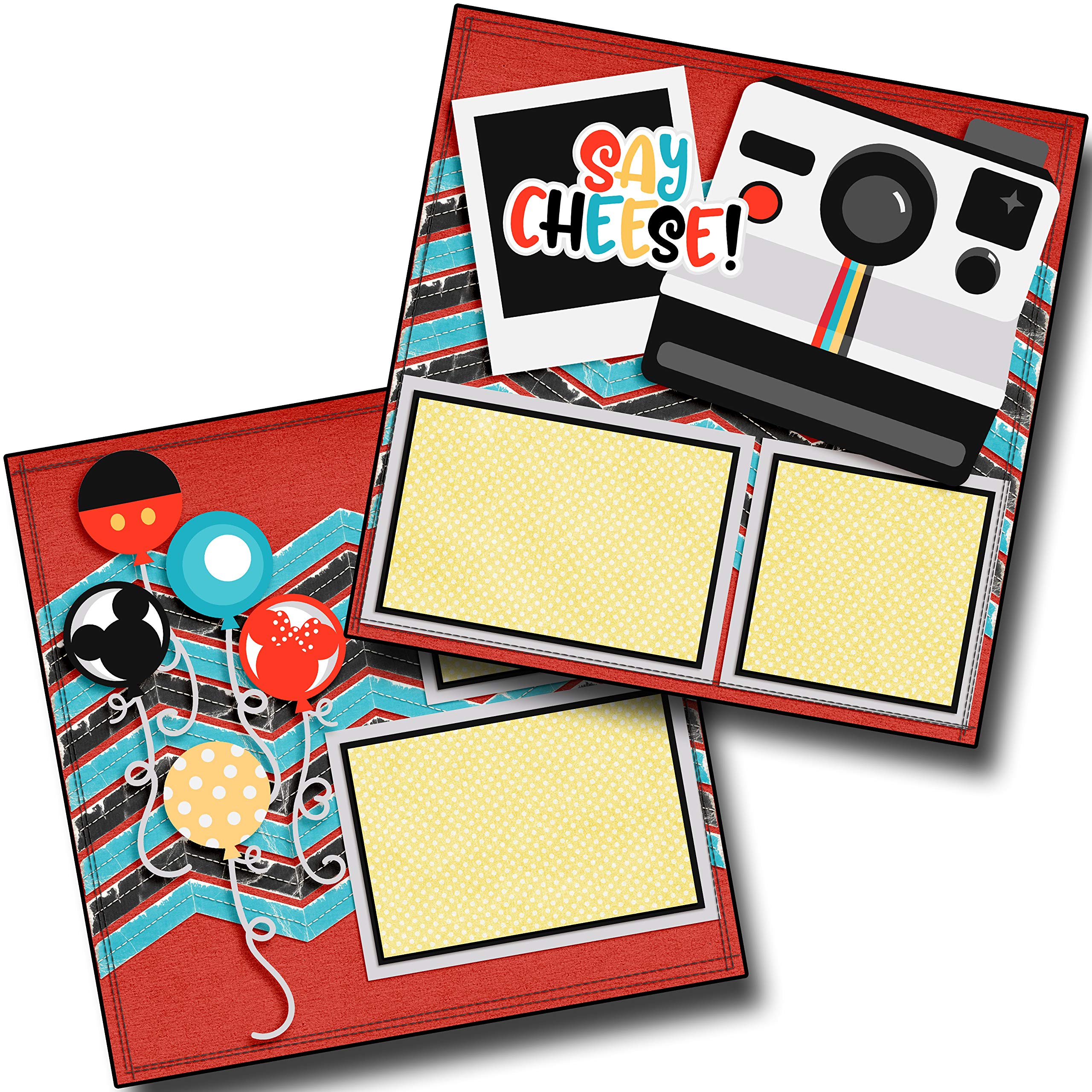 Say Cheese - Premade Scrapbook Pages - EZ Layout 4058