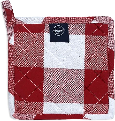 Miniatura 10 de Encasa Homes - Guantes largos para horno y microondas (juego de 2 piezas) para cocina, silicio plateado resistente al calor, gruesos y seguros,