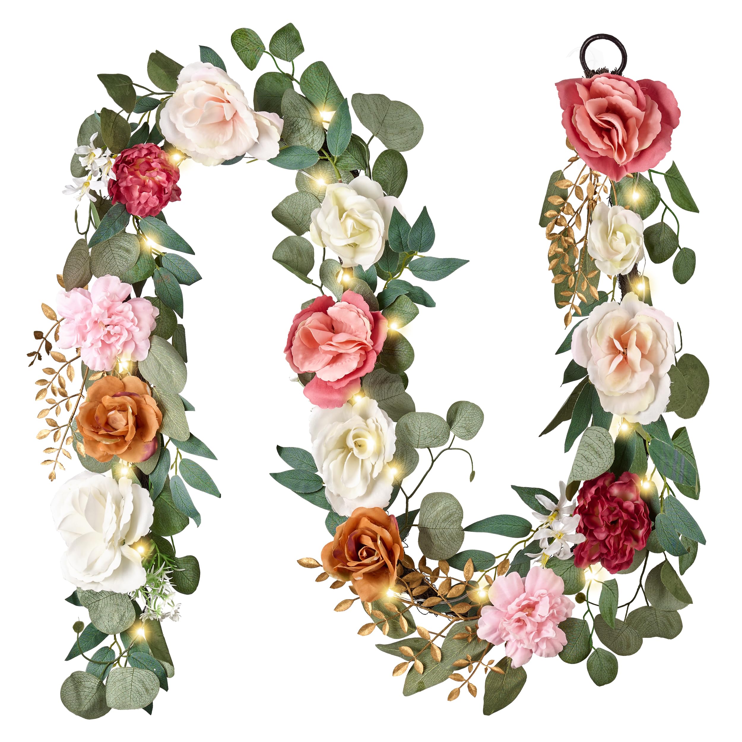 Guirlande de roses Valery Madelyn EG1112-0087 pour décoration florale
