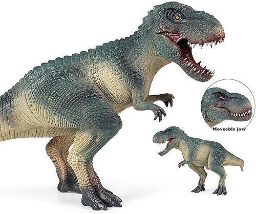 Miniatura 8 de Gemini&Genius Tyrannosaurus Rex - Juguete de dinosaurio para niños, figura de juguete T-Rex, figura de acción de dinosaurio realista con mandíbula