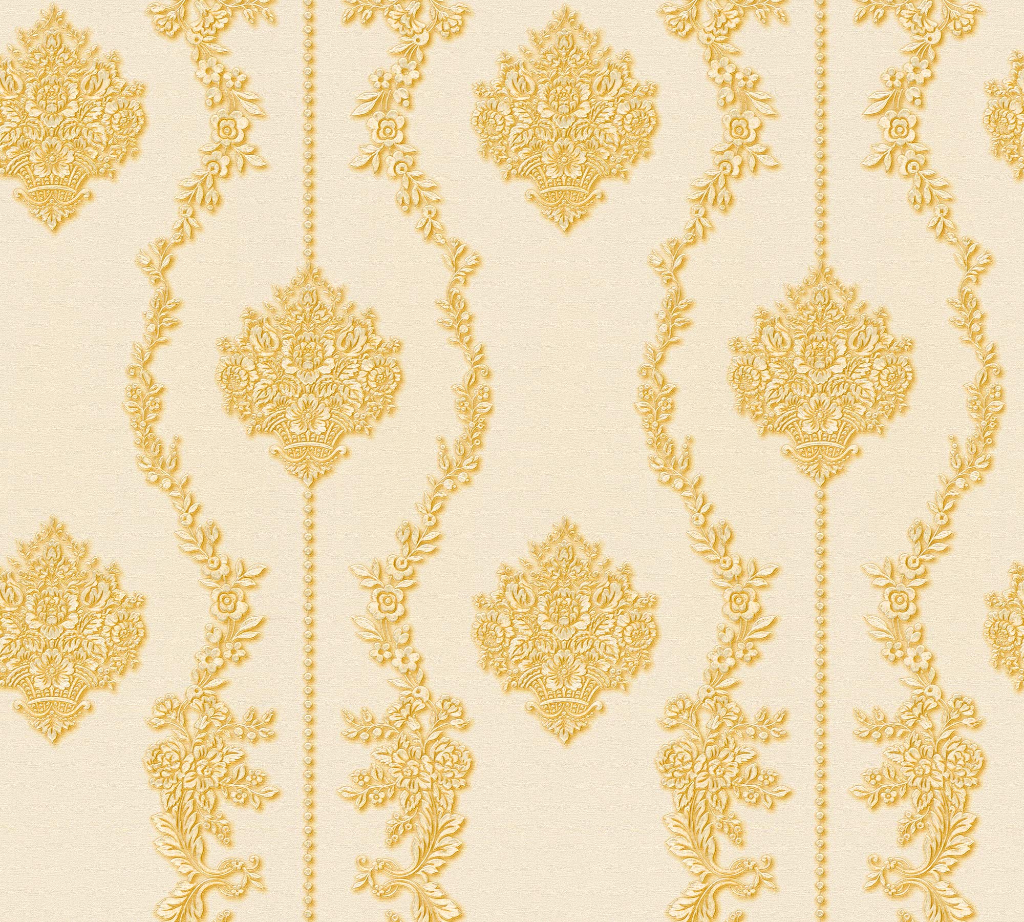 Papier Peint Intissé Château Pierre 10 M X 52 Cm Beige Easy