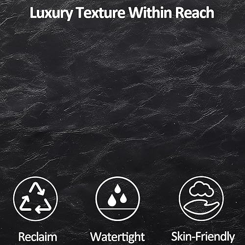 Miniatura 6 de Silla decorativa moderna de mediados de siglo, silla de oficina de piel sintética negra para recepción, silla de club de cuero marrón para sala de