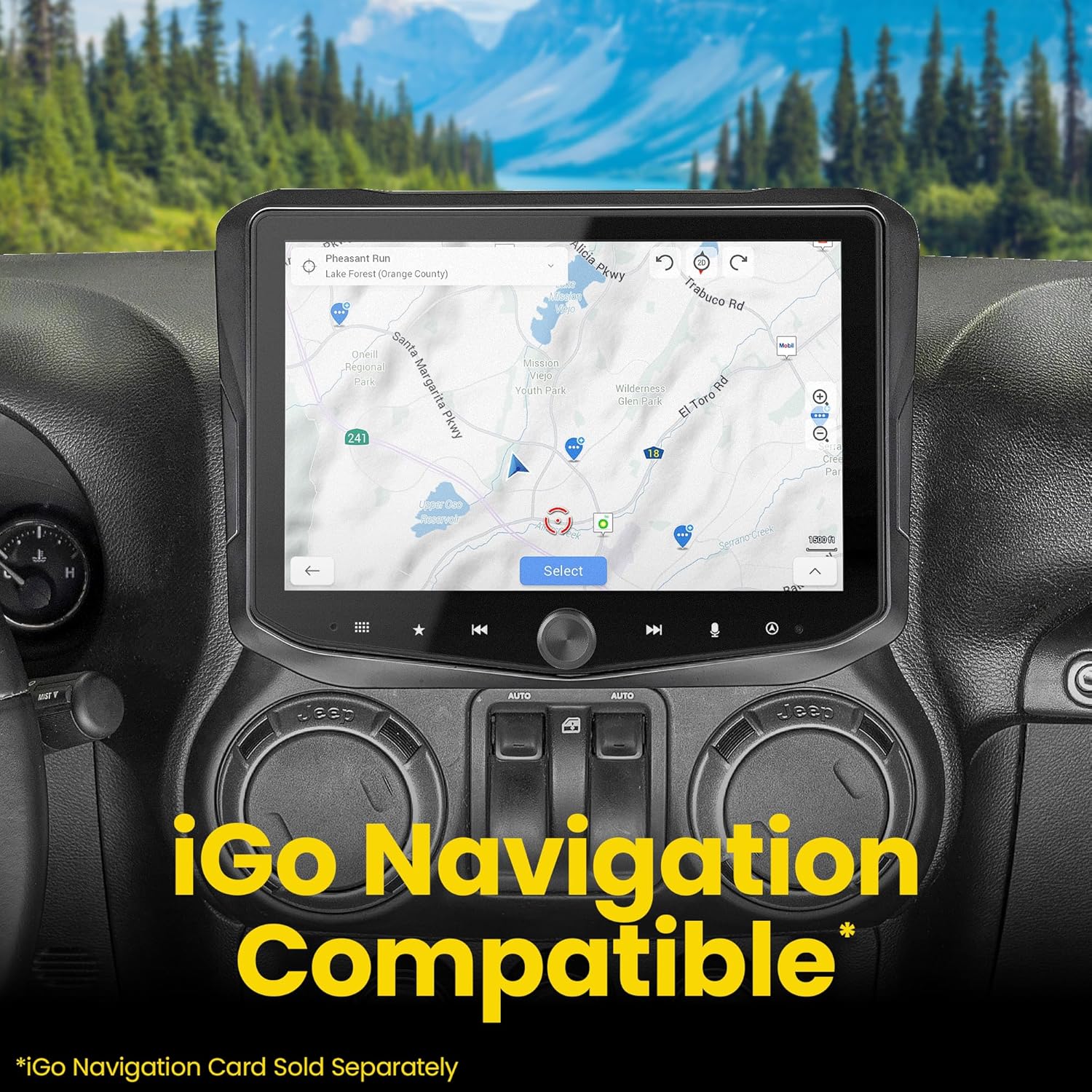 Stinger HORIZON10 with iGO Navigation compatibility
