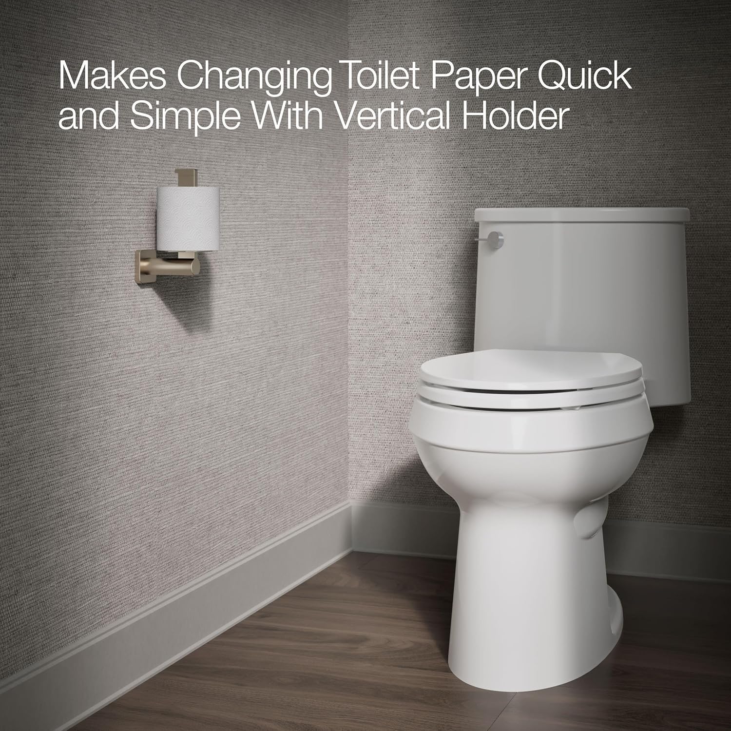 KOHLER Parallel Vertical Toilet Paper Holder