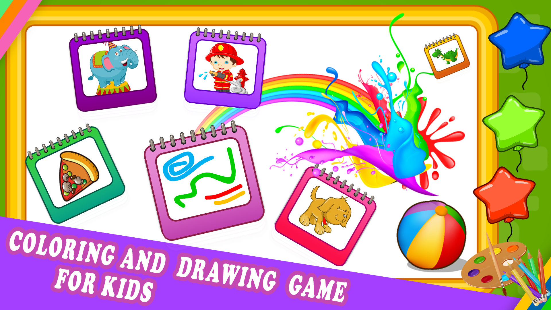 Kids Coloring Book Drawing Game for Toddlers Coloring Book Game For
