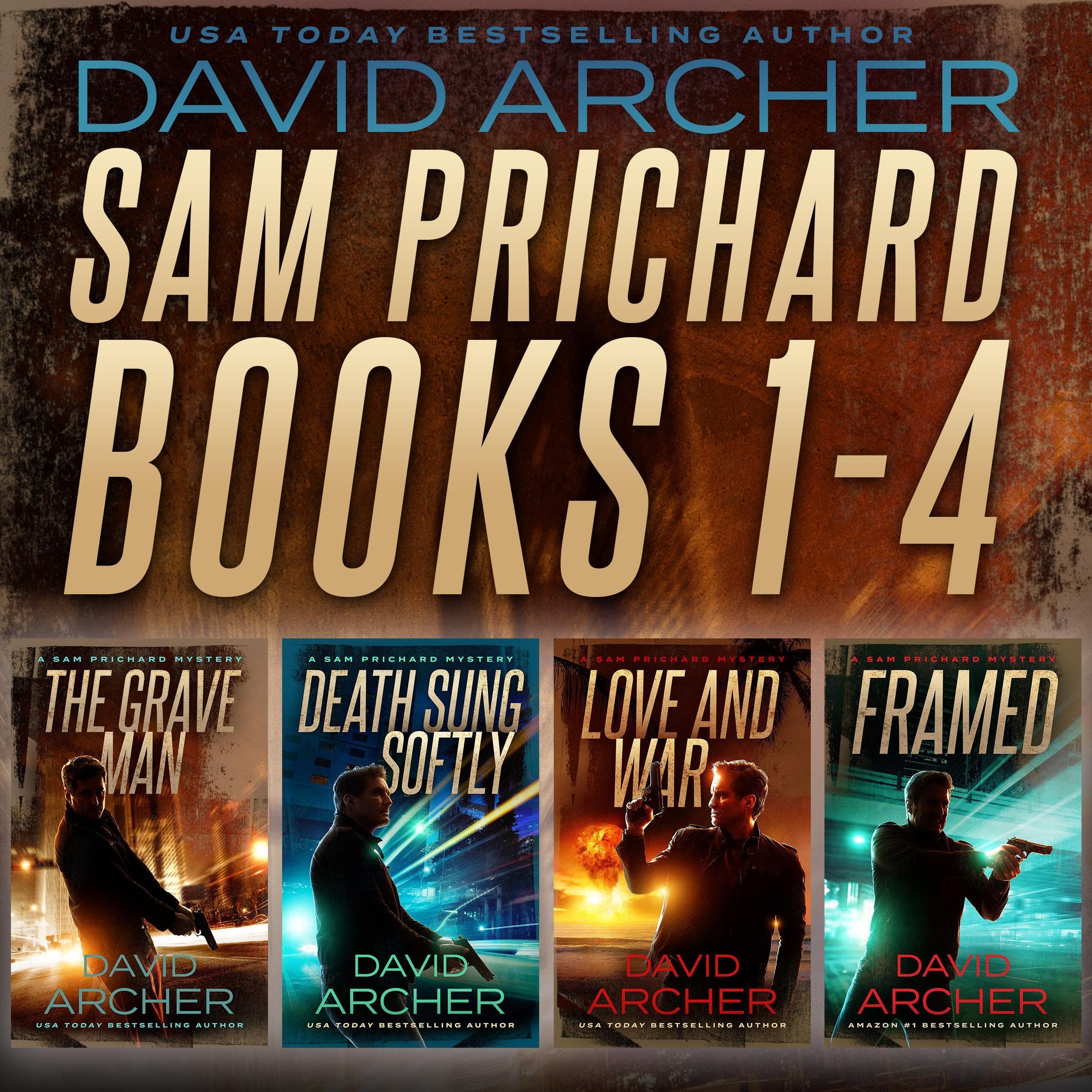 Cover art for Sam Prichard Series, Books 1-4