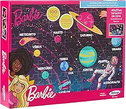 Quebra-Cabeças Sistema Solar Barbie, Xalingo, Multicor