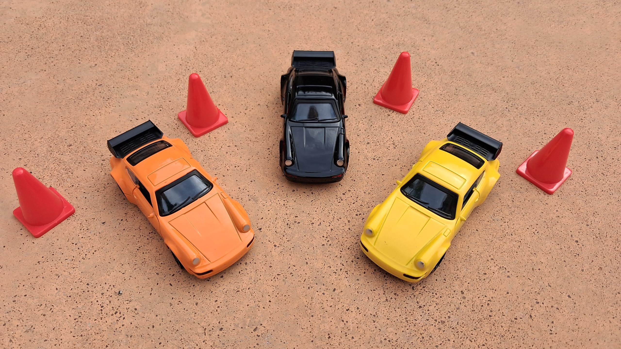 Genérico 43Motorworld Coche teledirigido Drift - Coche radiocontrol de aleación 1/43 con giroscopio, 2,4 GHz Full Proportional, 4WD High Speed RC Coches con Luces LED (911) (Naranja)