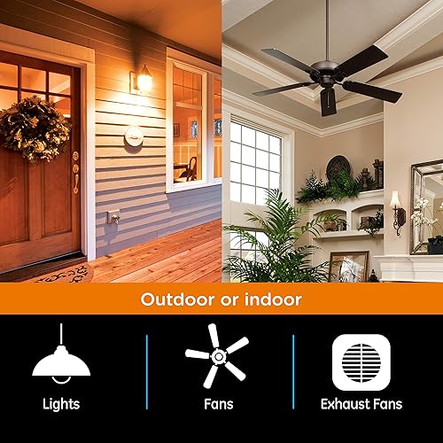 Vista 3 de myTouchSmart Temporizador digital de pared, 4 botones programables de encendido/apagado, 2 botones de encendido/apagado fáciles, ciclos diarios