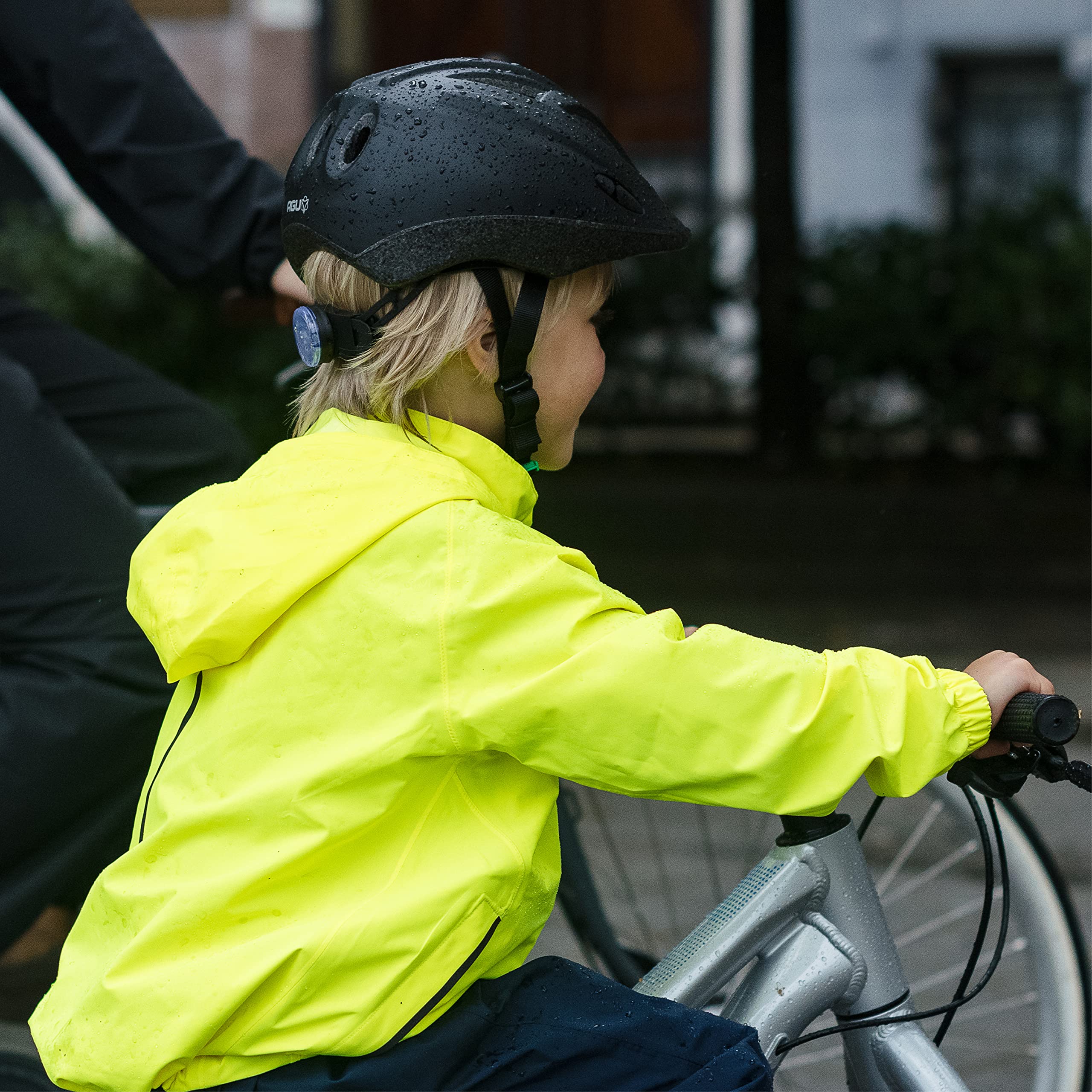 AGU GO Kids Casque de Vélo pour Enfants, Conforme à la Norme en 1078, Adapté comme Casque de Roller, Casque d'enfant Unisexe Adapté à Un Tour de Tête de 48 à 54 Centimètres