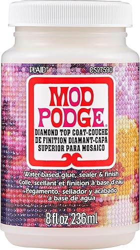 Mod Podge Capa superior, pegamento todo en uno de alta calidad, sellador y acabado perfecto para preservar proyectos de arte y manualidades,