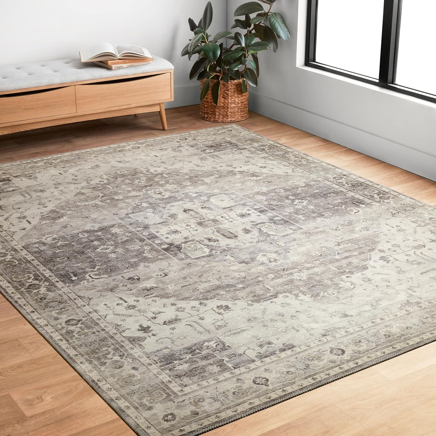 Loloi II Hathaway Steel/Ivory 9'0" x 12'0" Area Rug